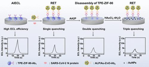 Electrochemiluminescence Sensing Technology Based on L-Ascorbic Acid 2-Phosphate Trisodium for Highly Sensitive Detection of SARS-CoV-2 N Protein