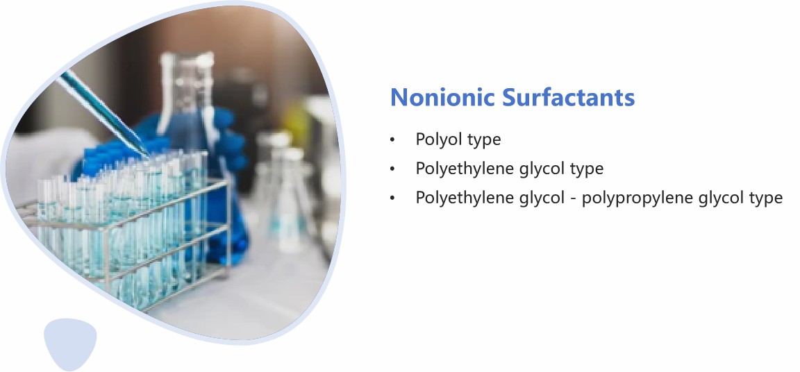 Types of Nonionic Surfactants