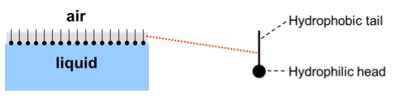 Fig. 1 Schematic diagram of wetting.